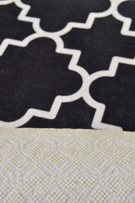 Conceptum Alfombra Kupa Black Multicolor 100 cm Conceptum Alfombra Kupa Black Multicolor 100 cm